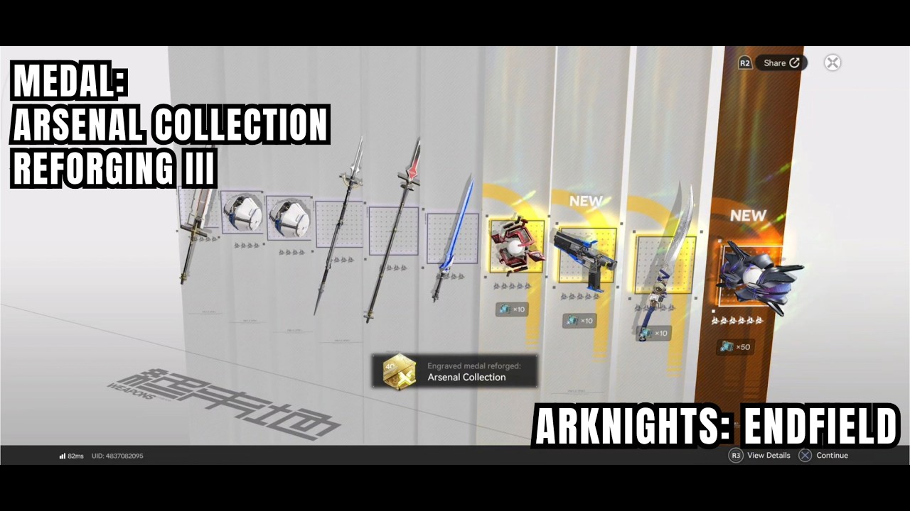Arknights: Endfield Medal] Arsenal Collection - Reforging III