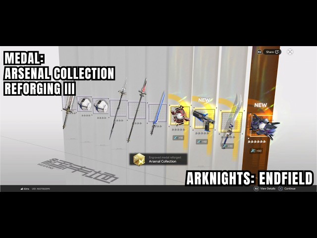 Arknights: Endfield Medal] Arsenal Collection - Reforging III