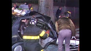 Dedham St Newton car vs tree MVA   12/7/1990..