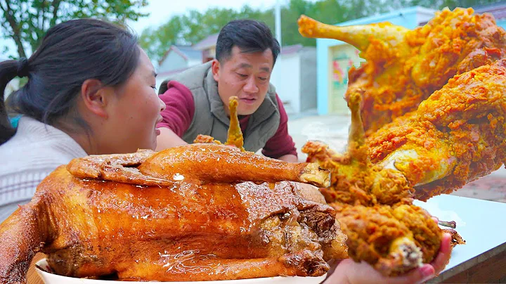该贴秋膘了，胖妹做3只脆皮炸鸡外酥里嫩，手抱着啃起来真过瘾【陈说美食】 - 天天要闻