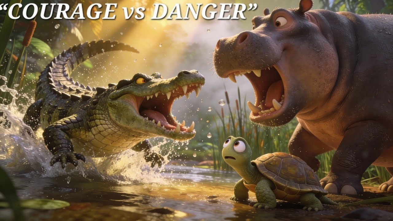 Hippo & Turtle  Friendsheep Story 🦛🐢 | हिप्पो और टर्टल की दोस्ती | Hippo Aur Turtle Ki Anokhi Dosti 