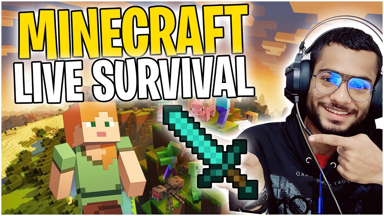 MINECRAFT live stream | First Day Survival | Minecraft server ...