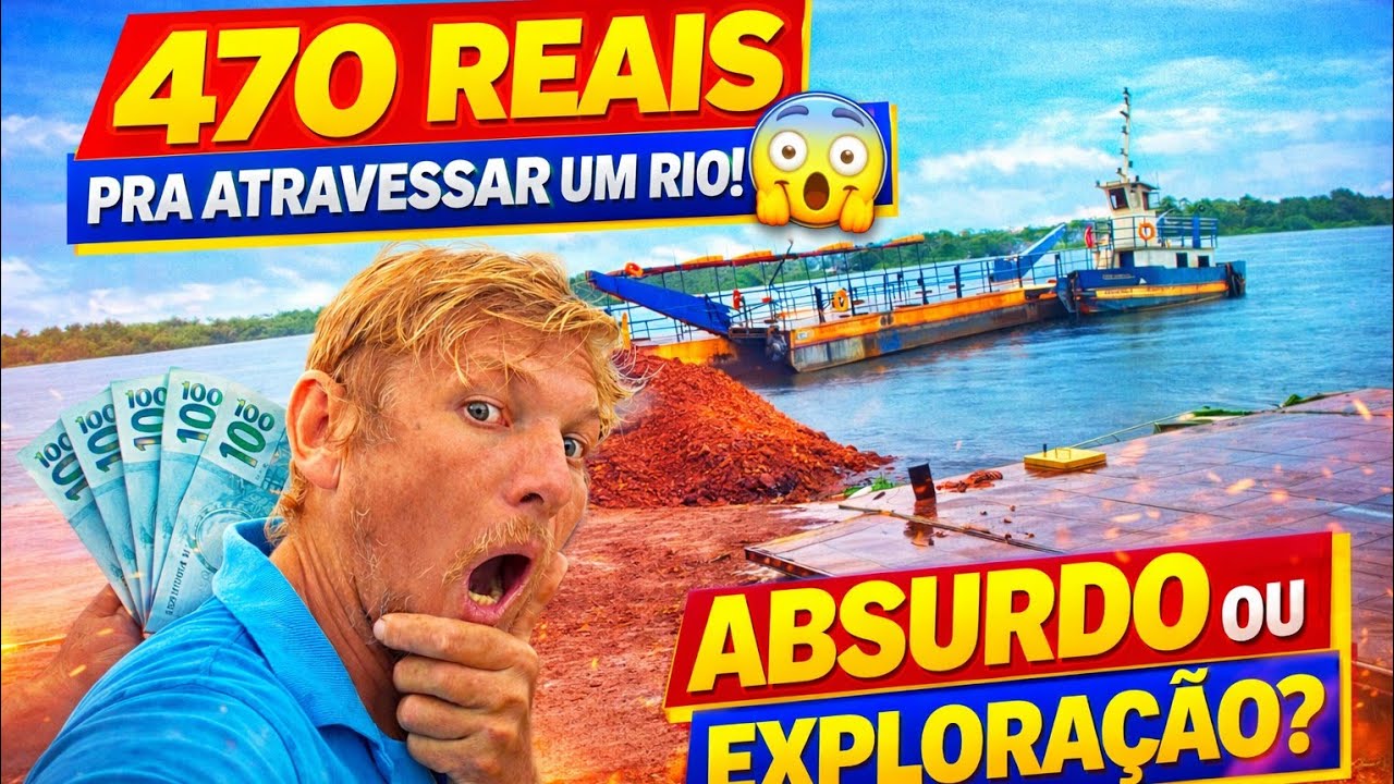 TIVE QUE DESEMBARCAR NO MEIO DO RIO 