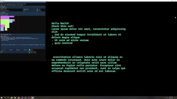 Font and Text Rendering demo
