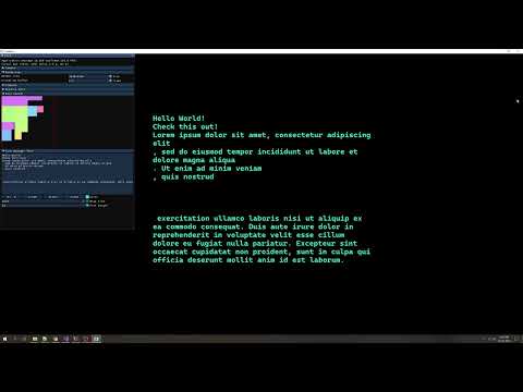 Font and Text Rendering demo