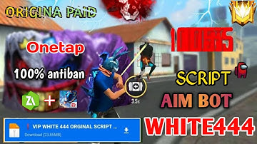 White 444 Headshot Mobile Macro File | Onetap Headshot Config File #1