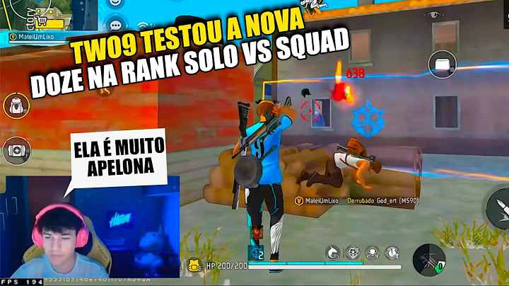TWO9 TESTOU A NOVA DOZE E FEZ 28 KILLS NA RANK SOLO VS SQUAD!