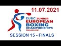 EUBC European junior Boxing Championships 2021 session 15 – finals