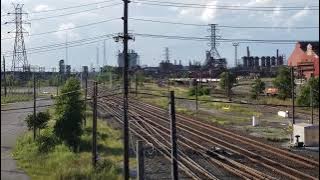 Slab train at Arcelor. September 2, 2018