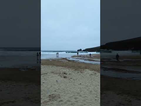 saying goodnight to the beach in Trevone.