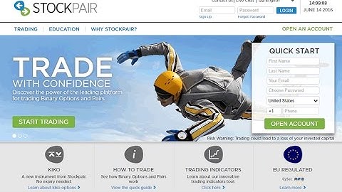 StockPair Review: Expert Review of the StockPair Binary Options Platform