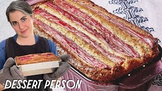 Claire Saffitz Makes Rhubarb Cake | Dessert Person