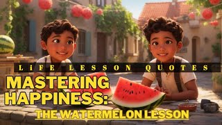 Mastering Happiness -The Watermelon Lesson | Motivational Stories