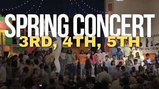 Grades 3, 4, & 5 Spring Concert  Fine Arts Festival