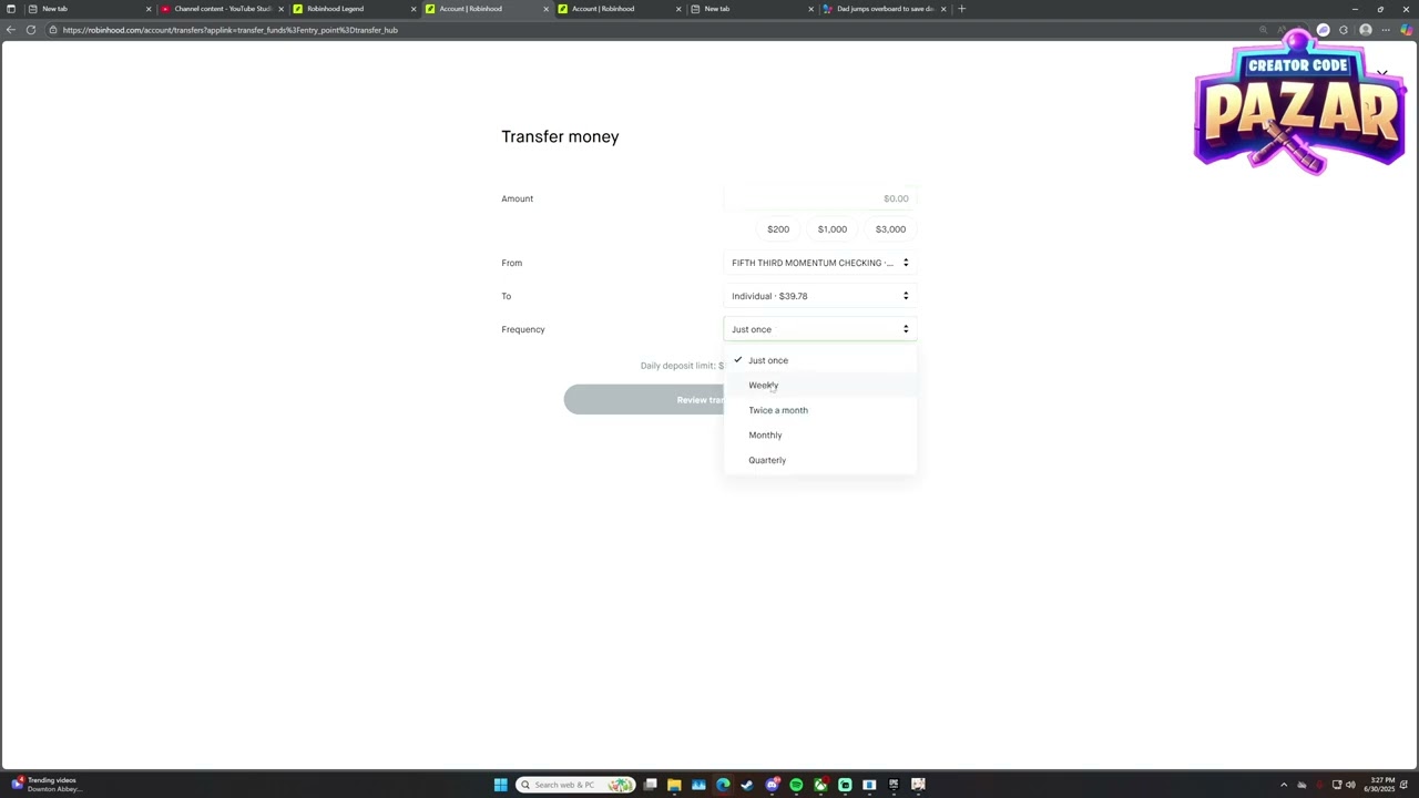 How To Setup Recurring Deposits Robinhood Quick Guide
