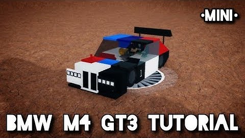 Mini BMW M4 GT3 - Plane Crazy Tutorial