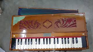 SOLD OUT 75 years antique PAKRASHI harmonium with 2 sets  PAKRASHI reeds bass male screenshot 5