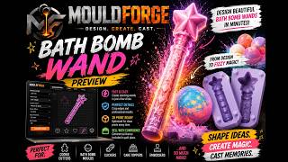 Bath Bomb Wand Tutorial | Design Custom 3D Printable Wands with MouldForge