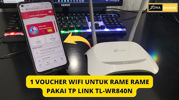 1 Voucher Wifi Untuk Rame Rame Begini Proses Setting Tp Link TL-WR840N Supaya Jalan