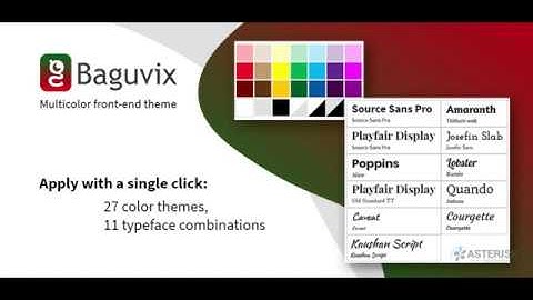Baguvix - Odoo frontend theme preview