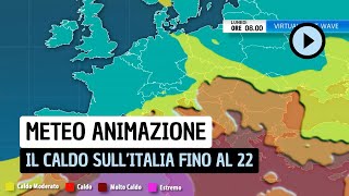 Meteo: l'animazione con l'arrivo del caldo estremo al Sud screenshot 3