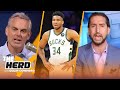 Giannis tops Nick Wright’s MVP ladder, Should Lakers trade AD, Nets playoff odds | NBA | THE HERD