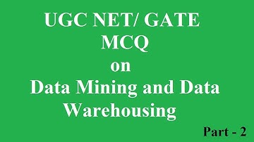 MCQ Part 2 Data Mining and Data Warehousing || UGC NET, GATE,  PGT KVS, PGT NVS Exams || PremnArya