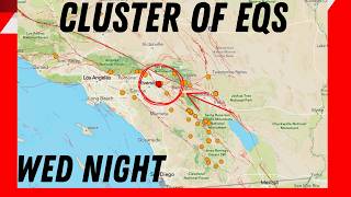 New 3.4 Earthquake with Swarm in Southern California. Near the San Andreas Fault. Wed Night.
