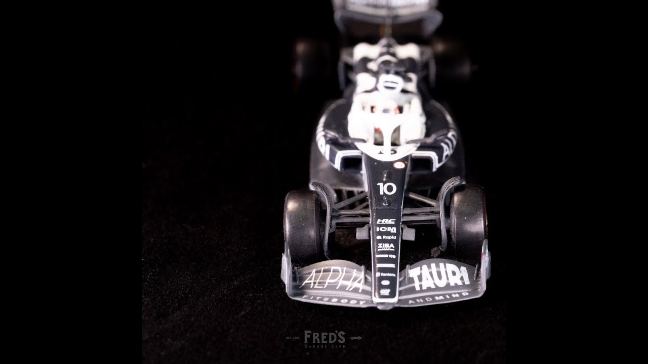 開箱》MINI GT #539 AlphaTauri AT03 #10 Pierre Gasly 2022 Abu Dhabi