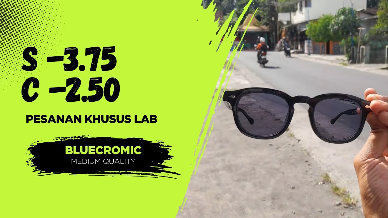 Pesanan Khusus Lab Bluecromic S-3.75 C-2.50 Medium Quality 