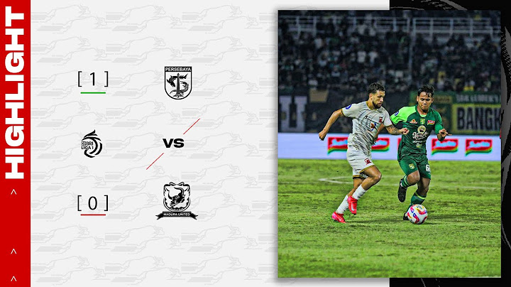 HIGHLIGHT PERSEBAYA SURABAYA (1) VS (0) MADURA UNITED FC | BRI LIGA 1 24/2025