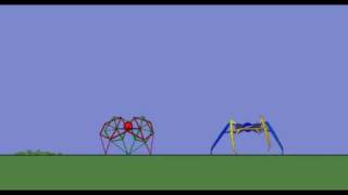 Comparison of Theo Jansens mechanism and the Klann Linkage in Phun