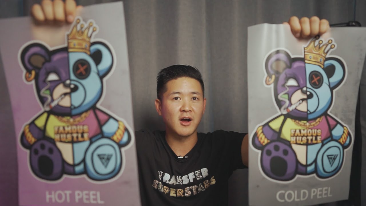 Холодный и горячий отрыв DTF-трансферы: плюсы и минусы