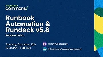 Runbook Automation and Rundeck v5.8 Release Notes