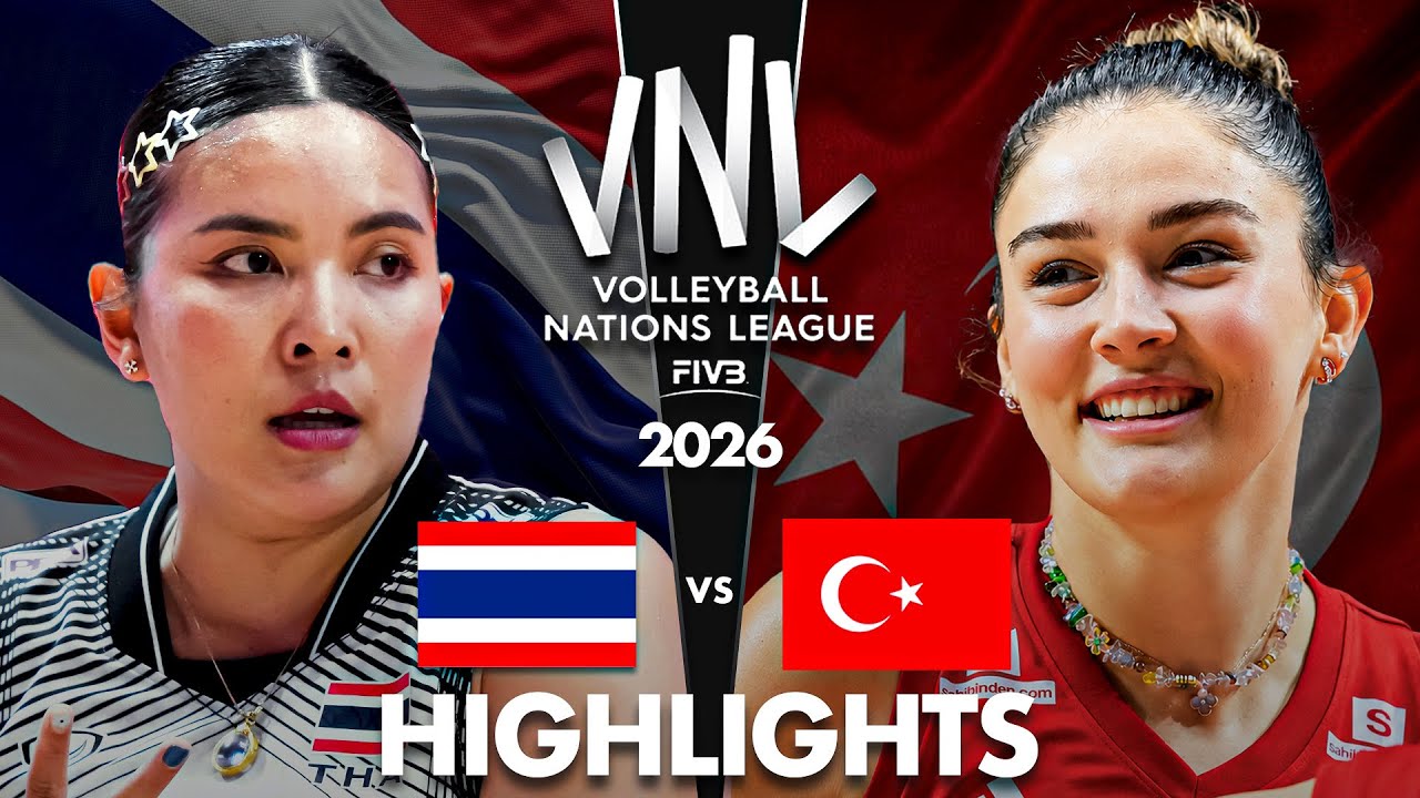 Thailand 🇹🇭 vs Türkiye 🇹🇷 | Highlights | Women's VNL 2026