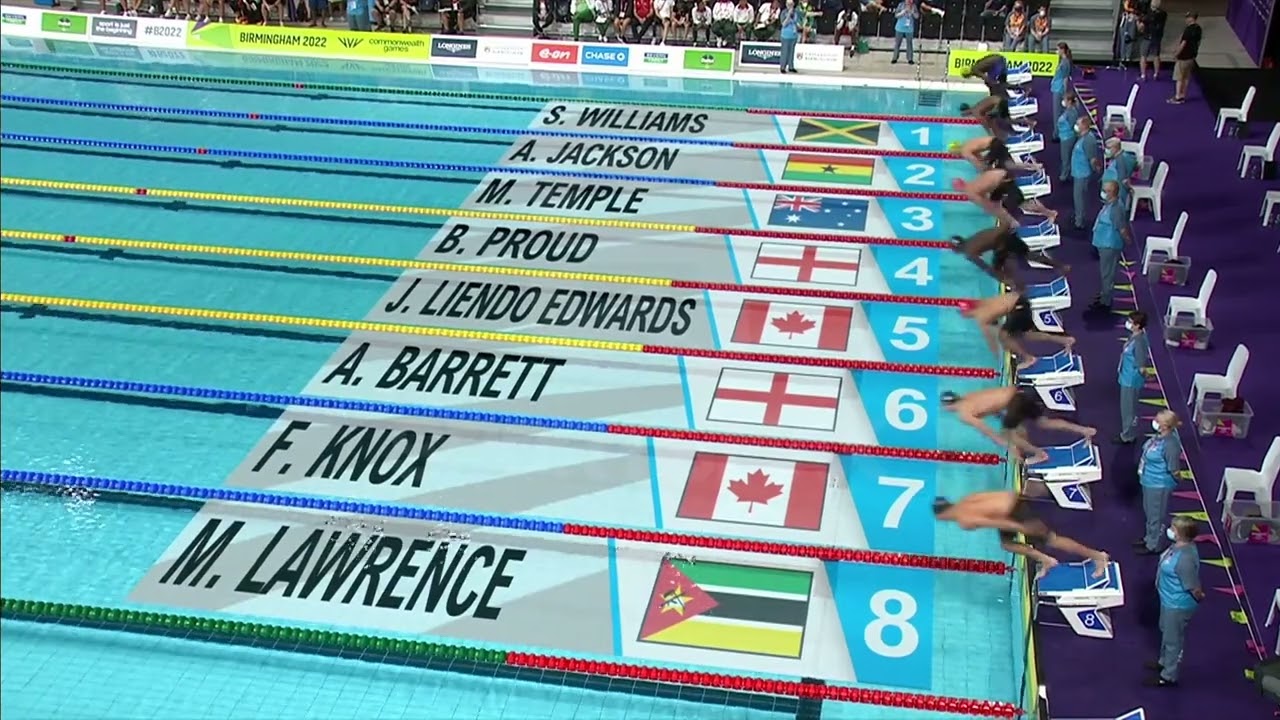 CWG: Men's 50m Butterfly Heat 5 | Swimming | SportsMax TV
