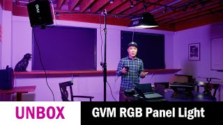 Great Portable One Light Solution: Unboxing the GVM 150W RGB Bi-Colour Panel Light.