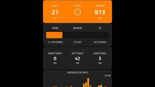 Free data counter and speed meter for Android screenshot 4