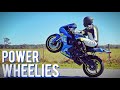 How to power wheelie a motorcycle the easiest way