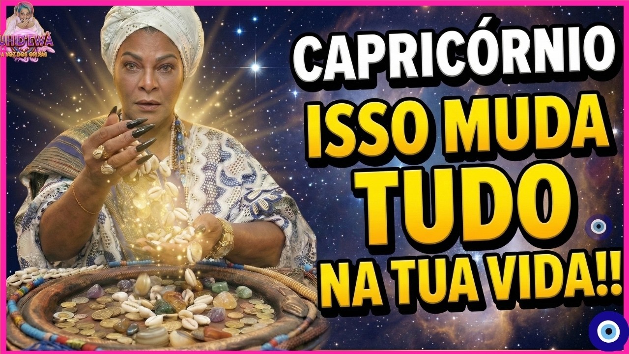 SIGNO DE CAPRICÓRNIO, A MELHOR NOTÍCIA DA TUA VIDA CHEGA AGORA!!