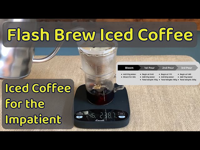 Flash Cold Brew Coffee Maker Grey