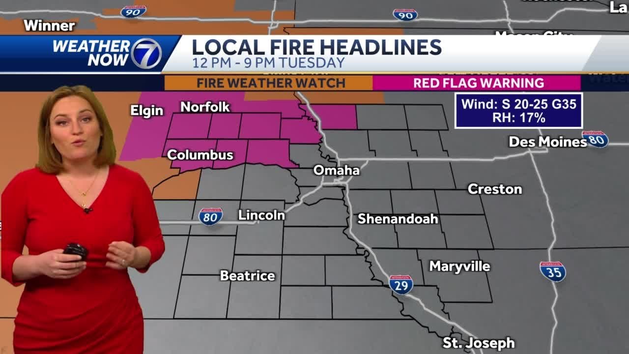 Warming temperatures and high fire danger - YouTube