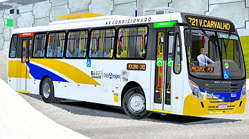 🔵[PROTON BUS SIMULADOR] MAPA PAVUNA ZONA NORTE V2.3 - NEOBUS MEGA PLUS MB OF 1721 PADRÃO TRÊS AMIGOS