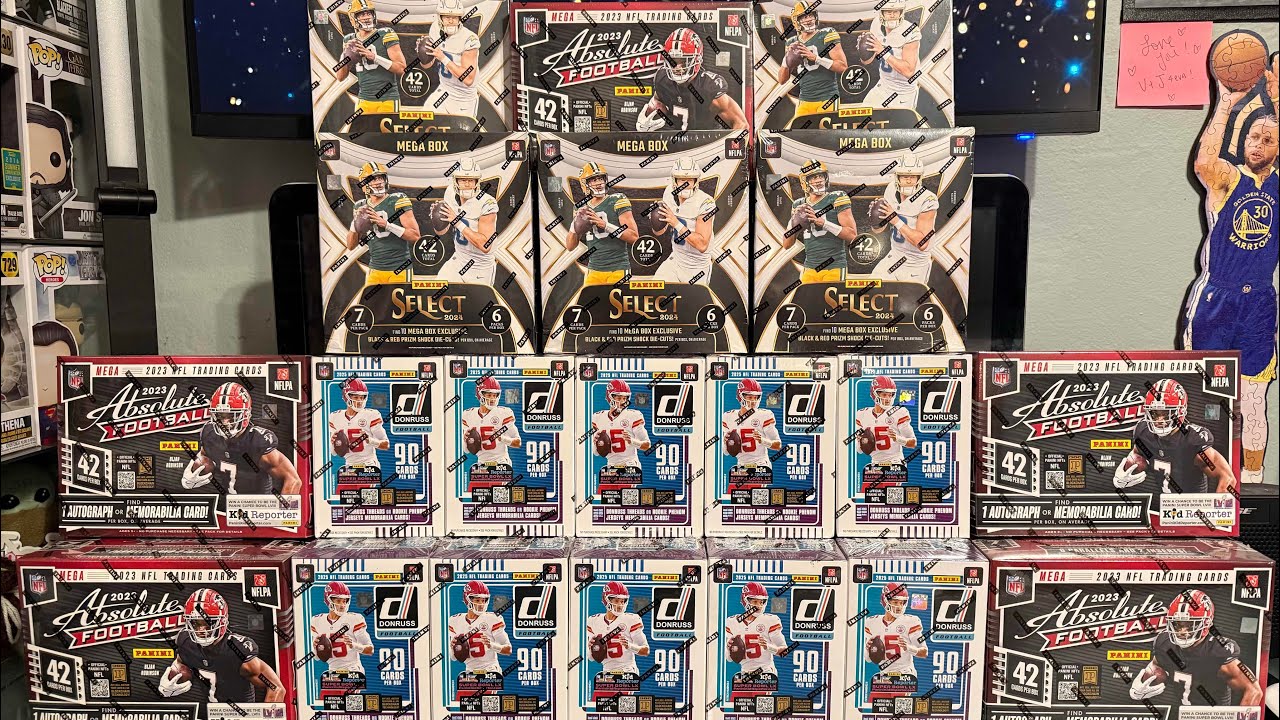 2023 Absolute Mega, 2024 Select Mega, and 2025 Donruss Blaster 20 Box PYT Break