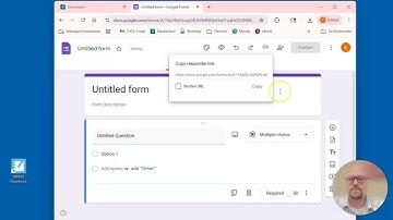 How to shorten a URL on Google Forms.