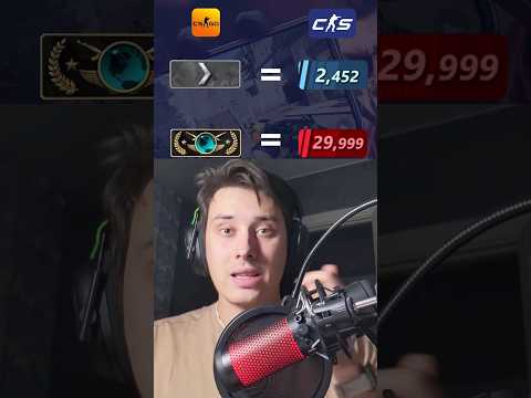 СРАВНЕНИЕ ЗВАНИЙ В CSGO и CS2 #cs2 #csgo #ксго