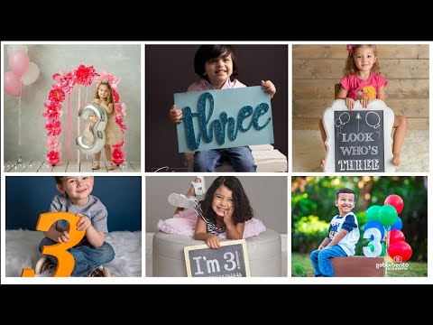 3rd Year Birthday Photoshoot Ideas || 3rd Birthday Photoshoot ||Third Year Baby Photoshoot Ideas