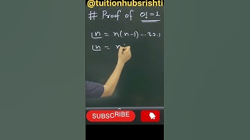 #proof 0!=1 #factorial #mathsshorts #mathtricks #basicmathematics #mathematics #mathslover #love