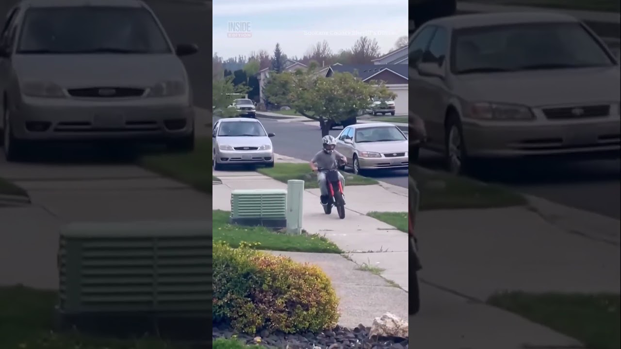 Driver Allegedly Tried To Hit Boy on E-Bike #shorts