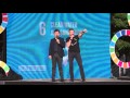 COLBERT JACKMAN FRAME THE WHOLE DAY at the Global Citizen Festival 2015